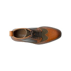 Stacy Adams Finnegan Wingtip Lace-Up Boot Olive Multi 25427-302