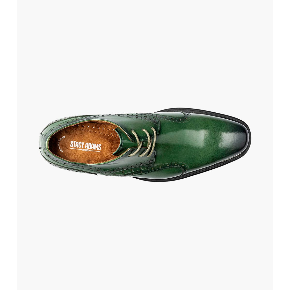 Stacy Adams Alexander Plain Toe Oxford Dress Shoes Green 25791-300