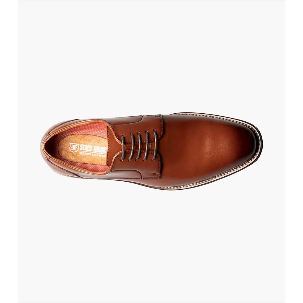 Stacy Adams Marlton Plain Toe Oxford Men's Shoes Cognac 25490-221