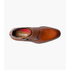 Stacy Adams Kaius Plain Toe Double Monk Strap Boot Cognac 25733-221
