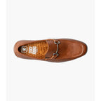 Stacy Adams Richmont Moc Toe Bit Slip On Shoes Cognac Tumbled 21567-222