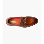 Stacy Adams Boyd Moc Toe BitSlip  Shoes Leather Brandy 25753-226