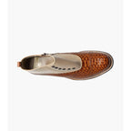 Stacy Adams Madison Spectator Spat Demi Boot Two Tone Tan Multi 00109-238