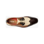 Stacy Adams Gallinari Wingtip Lace Up Leather Shoes Brown Multi 25660-249