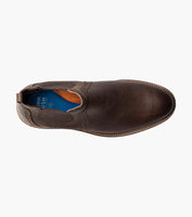 Nunn Bush Otis II Plain Toe Chelsea Boot Brown Crazy Horse 85091-215