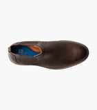 Nunn Bush Otis II Plain Toe Chelsea Boot Brown Crazy Horse 85091-215