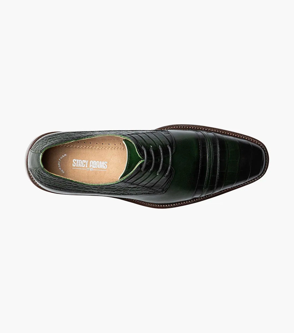 Stacy Adams Martino Cap Toe Oxford Leather Green 25833-300