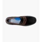 Nunn Bush Luca Moc Toe Penny Loafer Walking Shoes Black Multi 85103-009