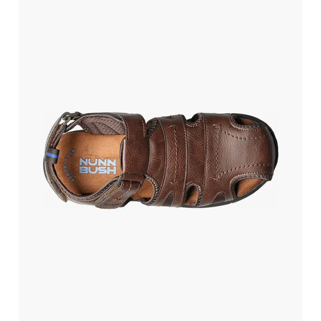 Nunn Bush Rio Grande Closed Toe Fisherman Sandal Tan 84748-240
