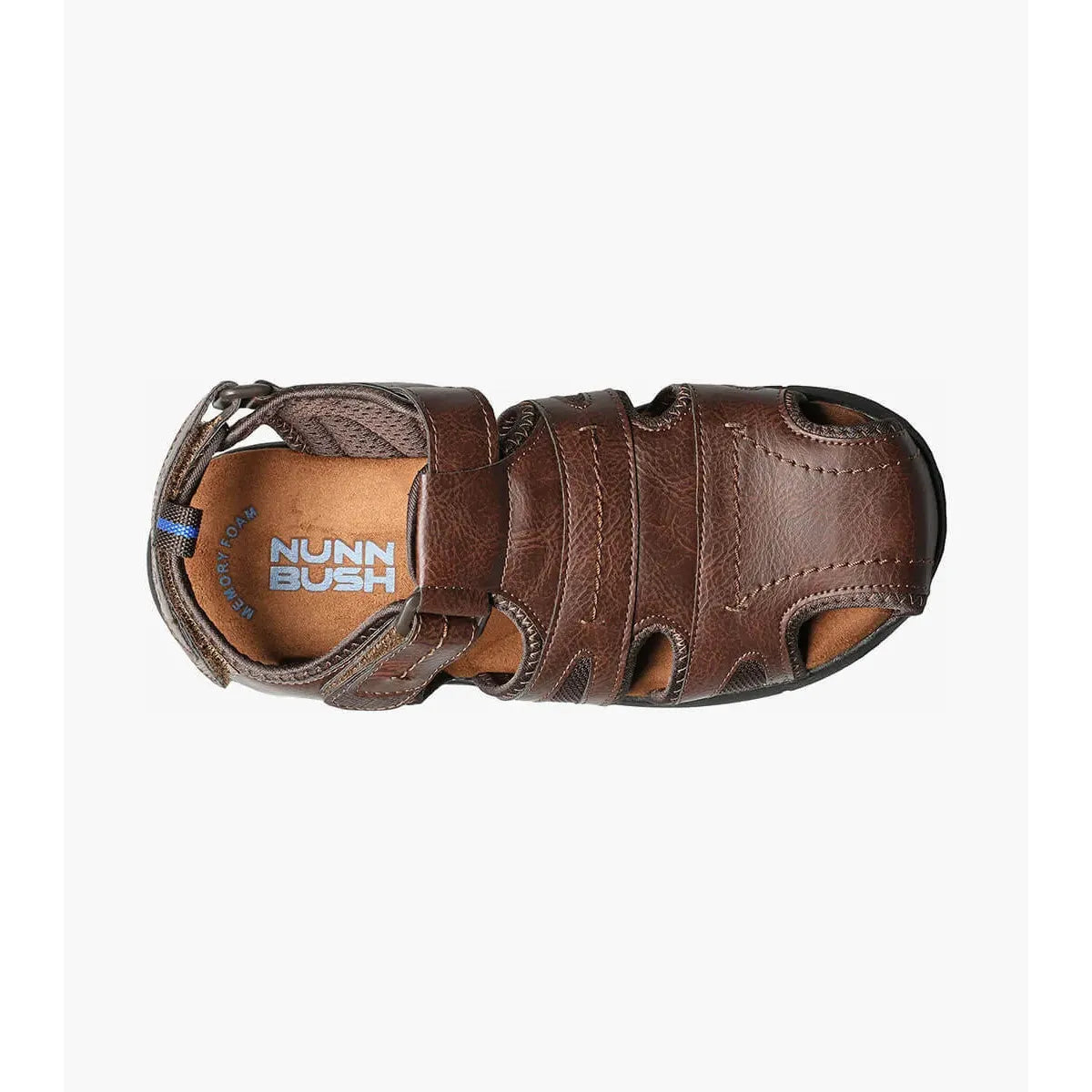 Nunn Bush Rio Grande Closed Toe Fisherman Sandal Tan 84748-240