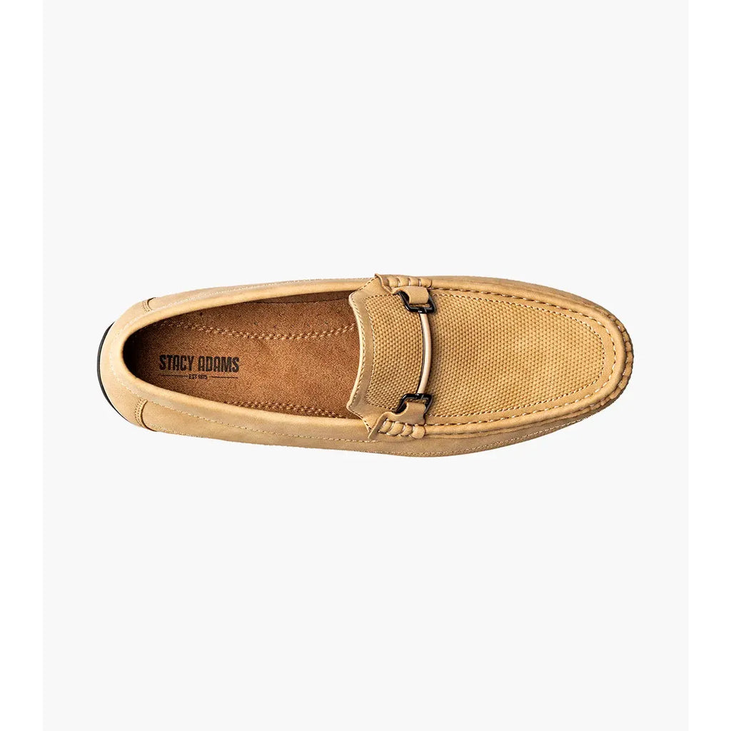 Stacy Adams Colton Moc Toe Bit Slip On Shoes Khaki 25760-274
