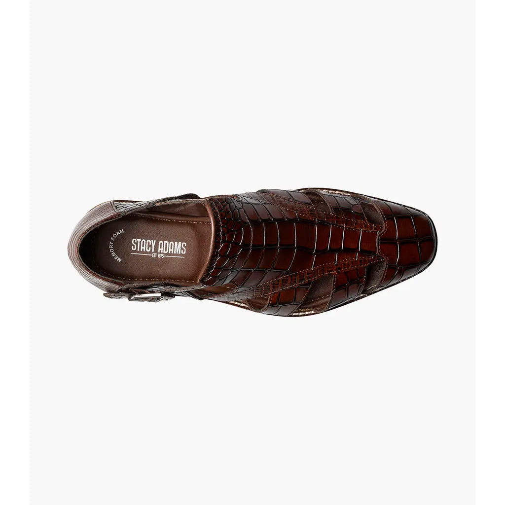 Stacy Adams Calandro City Summer Sandal Cognac 25695-221