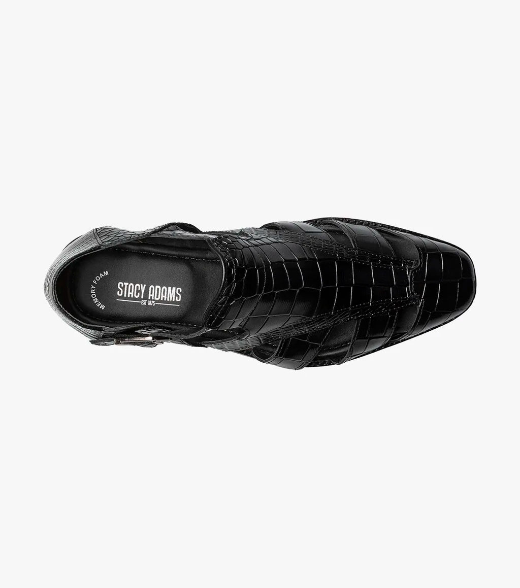 Stacy Adams Calandro City Summer Sandal  Black 25695-001