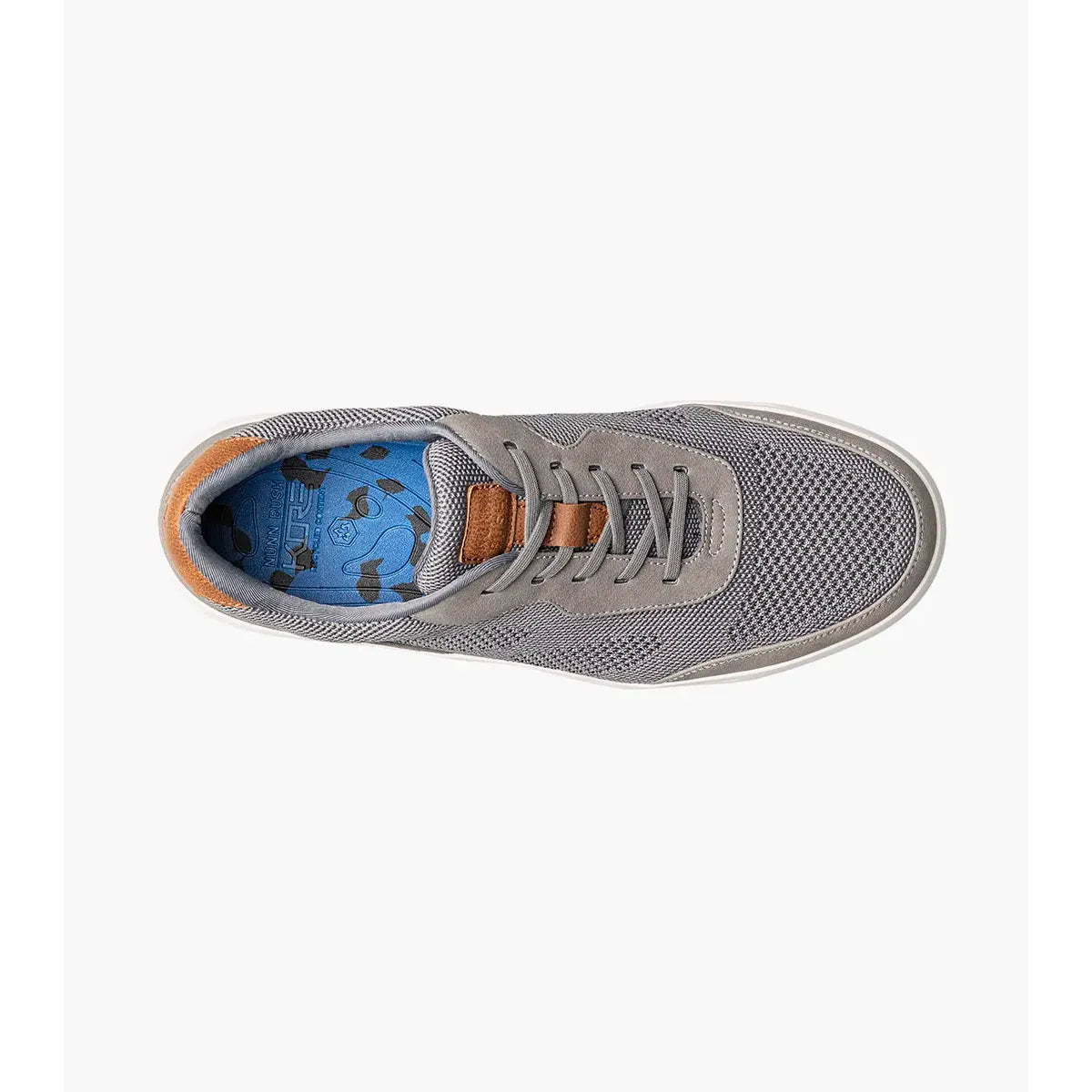 Nunn Bush Kortside Knit Moc Toe Sneaker Gray Multi 85209-062