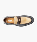 Stacy Adams Everett Moc Toe Penny Slip On Black Brown 25790-963