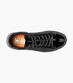 Stacy Adams Dante Lace To Toe Sneaker Patent Leather Black Smooth 25806-005