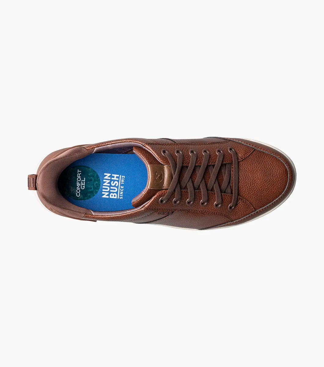 Nunn Bush KORE City Walk EZ Lace To Toe Oxford Sneaker Brandy Multi 85152-230