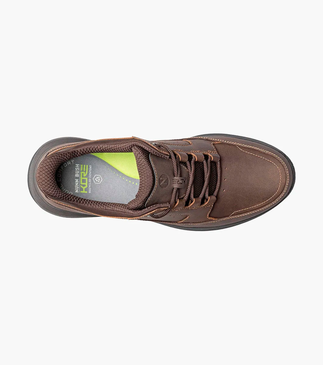 Nunn Bush KORE Taz EZ Hands Free Moc Toe Oxford 85191-215 Brown CH