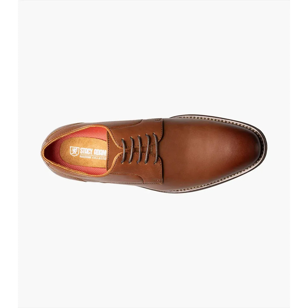 Stacy Adams Marlton Plain Toe Oxford Men's Shoes Chocolate 25490-202