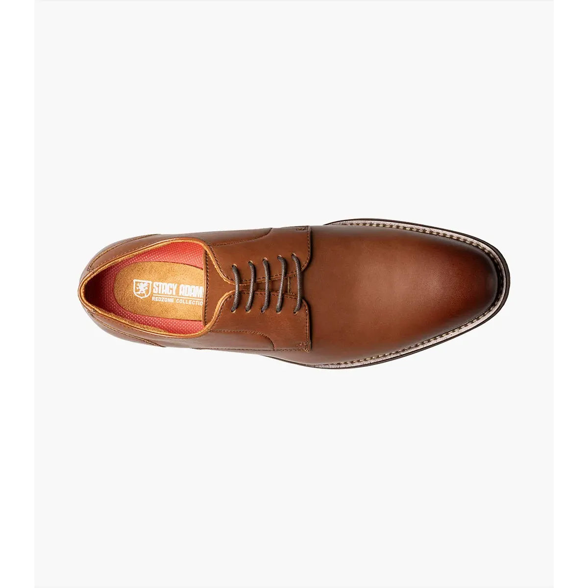 Stacy Adams Marlton Plain Toe Oxford Men's Shoes Chocolate 25490-202