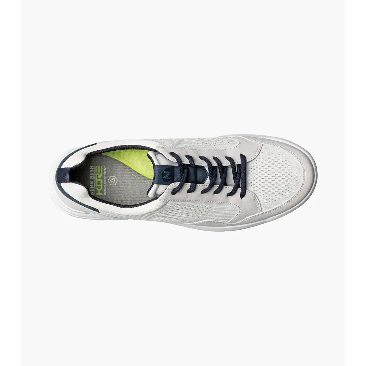 Nunn Bush KORE City Rally Mesh Moc Toe Sneaker White Multi 85157-110