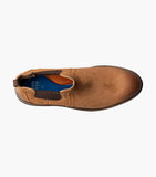 Nunn Bush Otis II Plain Toe Chelsea Boot Suede Tan 85091-240