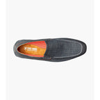 Stacy Adams Ridgely Moc Toe Slip On Casual Shoes Charcoal 25758-013