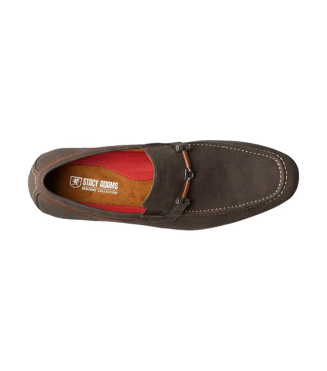 Stacy Adams Richardson Moc Toe Bit Slip On Shoes Brown 25746-200