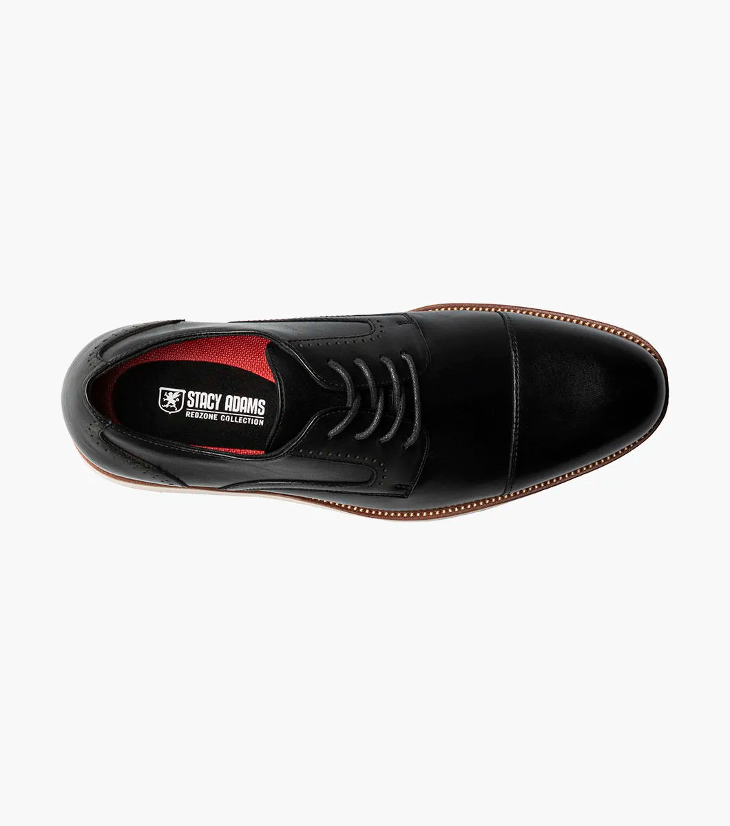 Stacy Adams Wesbridge Cap Toe Oxford Shoes Leather Black 25713-001