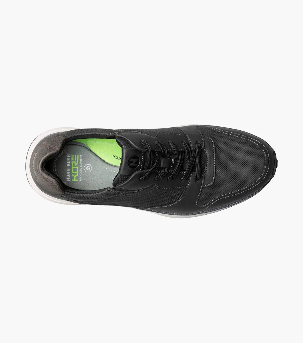 Nunn Bush KORE Swift Moc Toe Sneaker Comfort Black  Multi 85151-009