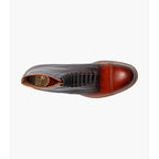 Stacy Adams Madison Cap Toe Lace Up Boot Tone On Tone Cognac 00110-221