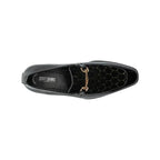 Stacy Adams Sprague Moc Toe Bit Slip On Shoes Black 25732-001