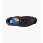 Nunn Bush Griff Knit Plain Toe Oxford Walking Shoes Navy Multi 85099-492