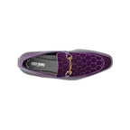 Stacy Adams Sprague Moc Toe Bit Slip On Shoes Purple 25732-542