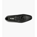 Stacy Adams Tazewell Plain Toe Tassel Tuxedo Shoes Slip On Black 25343-001