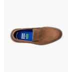 Nunn Bush Chase Casual Moc Toe Slip-On Walking Shoes Cognac Multi 85106-229