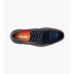 Stacy Adams Wesbridge Cap Toe Oxford Shoes Leather Navy 25713-410
