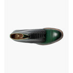 Stacy Adams Madison Cap Toe Lace Up Boot Tone On Tone Green 00110-300