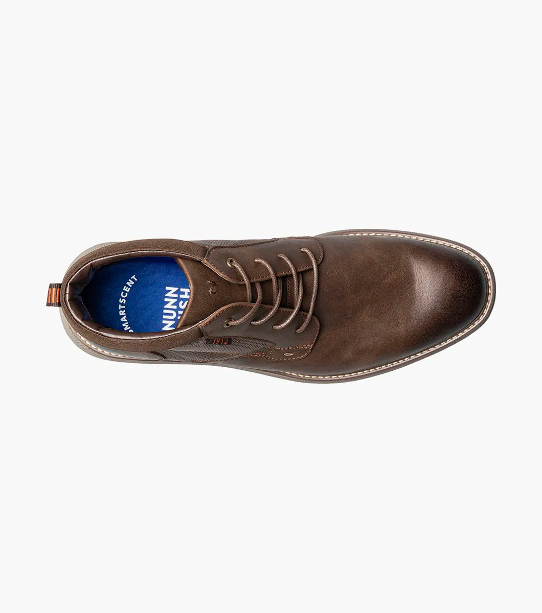 Nunn Bush Chase Plain Toe Chukka Dress Modern Boot Brown Multi 85049-249