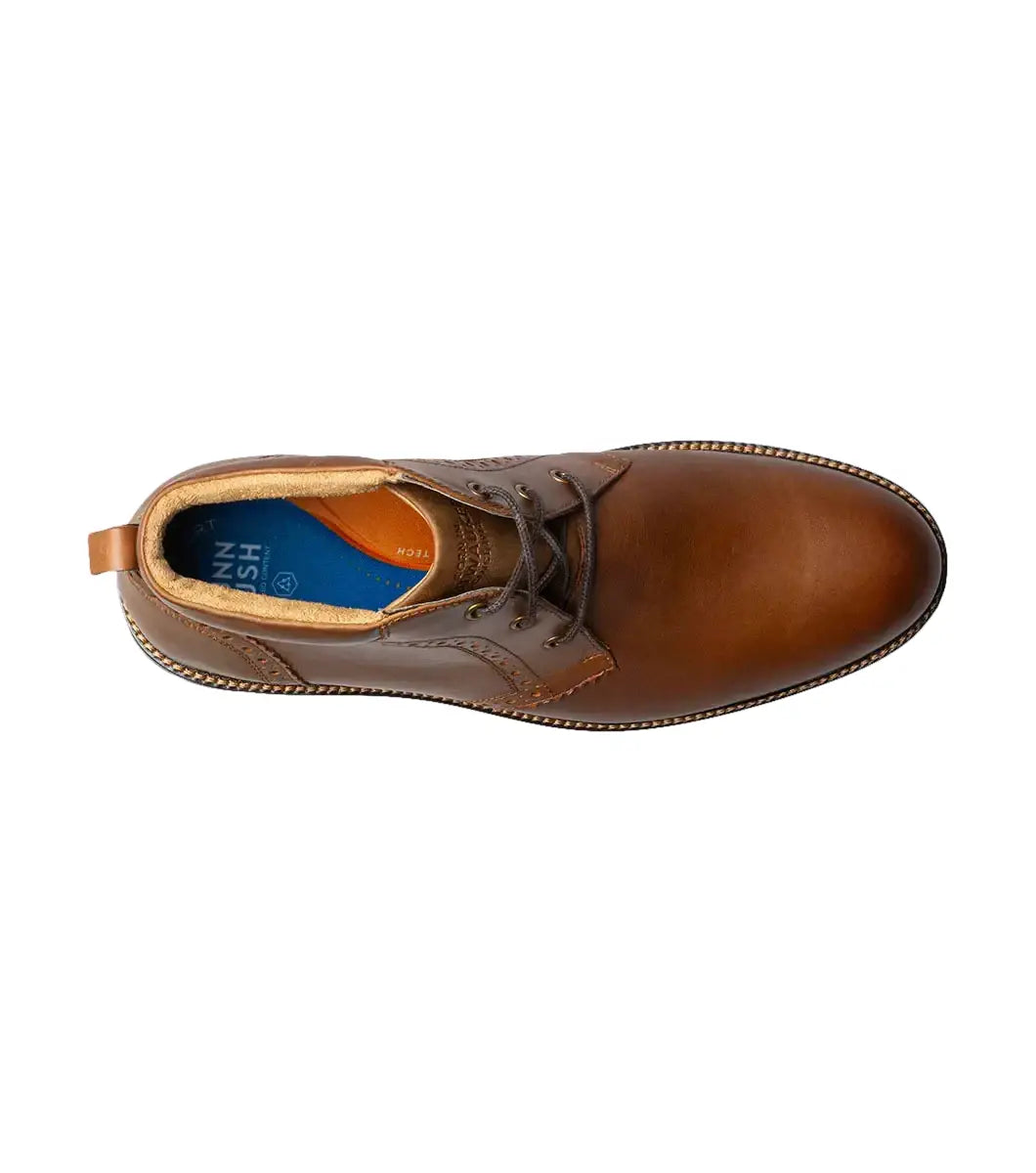 Nunn Bush Ozark II Plain Toe Chukka Boot Leather Tan Crazy Horse 85090-239