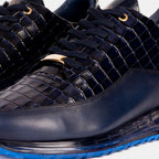 Vinci The Marseille Navy Blue Leather Men Sneaker