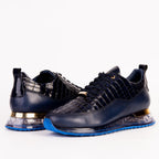 Vinci The Marseille Navy Blue Leather Men Sneaker