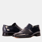 Vinci The Everest Navy Leather Cap Toe Dress Loafer Men Shoe
