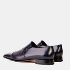 Vinci The Everest Navy Leather Cap Toe Dress Loafer Men Shoe