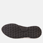 Vinci The Aslan Black Knitted & Leather Men Sneaker