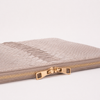 The Varese Naturel Hand-Painted Python Leather 14” Laptop Portfolio