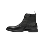 Stacy Adams Thompson Plain Toe Elastic Lace Boot Black 25730-001