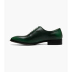 Stacy Adams Hallquist Plain Toe Oxford Shoes Leather Green 25742-300