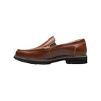 Nunn Bush Owen II Moc Toe Venetian Loafer Dress Shoes Cognac 85153-221