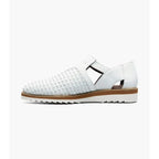 Stacy Adams Alvarado Woven City Sandal Comfortable White 25769-100